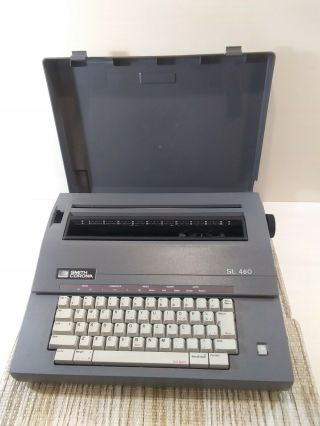Smith Corona Sl - 460 Electric Portable Typewriter & Cover Vgc