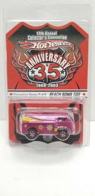2003 Rlc 35th Anniversary Hot Wheels Pink Beach Bomb Too Vhtf