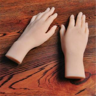 Realistic Silicone Female Hand Model Prop Mannequin For Jewelry Glove Displays