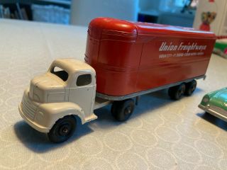 Ralstoys 1:50 Ford Tractor - Trailer Union Freightways and Tootsietoys T - Bird 2