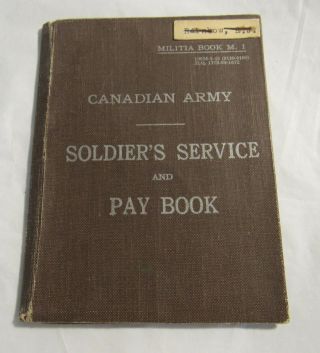 Wwii Canadian Army Soldiers Service Pay Book Sgt Rainbow Rce Engineers Old Rare