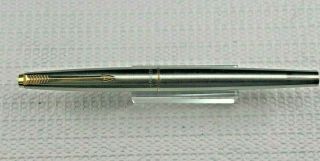 Parker 45 Flighter Deluxe With Gold Trim And 14k F Nib