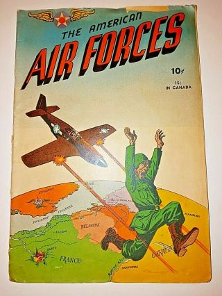 American Air Forces Volume 1 No.  1 Wwii The Flying Cadet Publishing 1944 Awesome