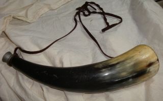 Vintage Blowing Horn Cow Horn 12 - 13 Inches Long Bull Horn Longhorn Steer Horn