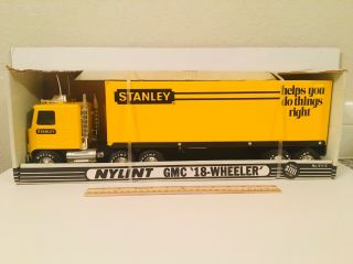 Rare Vintage Nylint Gmc 18 Wheeler Stanley 911 - Z