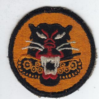 Wwii Us Army Tank Destroyer Patch - 8 - Wheel,  Embroidered,  No Glow