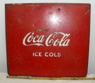 Vendo Coca Cola Cooler Metal Door With Handle 1950s