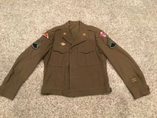 Ww2 Ike Jacket 1944 Staff Sergeant