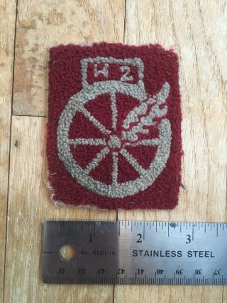 Wwii Us Army Transportation Corps Shoulder Patch Rare Chenille Variant