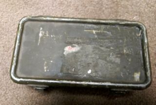 Vintage 1967 Us Army First Aid Kit With Contents