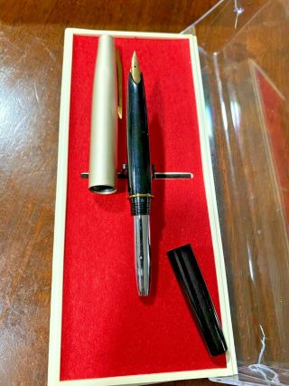 Vintage Pilot Fountain Pen And Case; Made In Japan