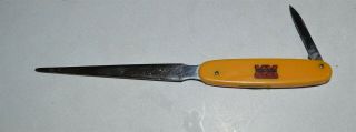 Minneapolis Moline Tractor Company Letter Opener Combination Knife