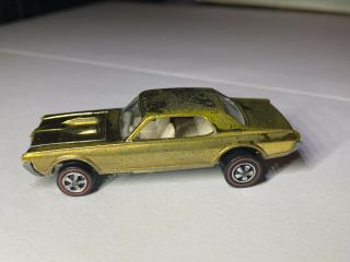 Gold US Custom Cougar Redline Hot Wheels - Read 2