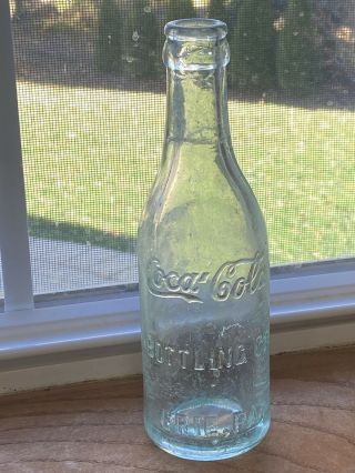Coca Cola Straight Side Bottle Erie Pa