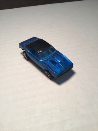 Hot Wheels Redlines Custom Camaro Blue/black Roof 2