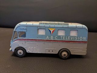 Unboxed Dinky Abc Television Mobil Control Room Van