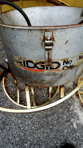 Ridgid Oiler Oil Bucket And Strainer With Oil Gun For Pipe Threading