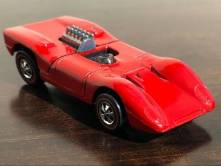 Vintage 1969 Hot Wheels " Ferrari 312p " Redline Car Usa Mattel Inc.  Real Beauty