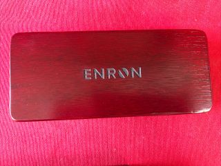 Rare Authentic Enron Pen Case With Pen