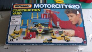 Matchbox Motorcity Construction Yard Play Set No:620 Boxed Rare 1996