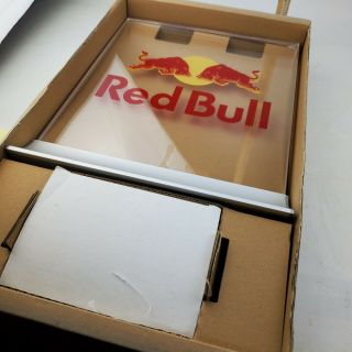 Red Bull Energy Drink Acrylic Table Led Panel Light