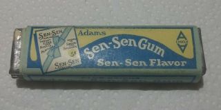 1920 ' s Full Pack Adams Sen - Sen Chewing Gum American Chicle Company NY 3