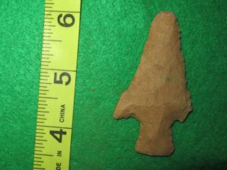 Well Authentic 2 7/16 " Stemmed Tennessee Artifact Arrowhead Spear Tool