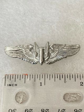 Authentic Us Army Wwii Aerial Gunner Shirt Wings Badge Insignia