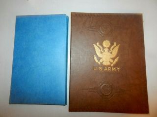Two Vintage Us Military Letter Writing Notebooks With Paper Envelopes