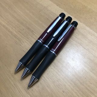 Sanford Phd Mechanical Pencils (3) Cherry And Black With Chome 0.  5mm Lead