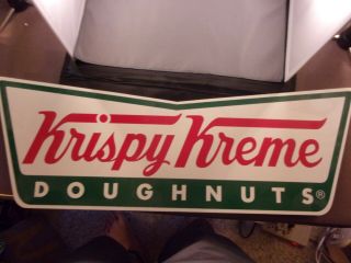 Krispy Kreme Two - Faced Heavy Duty Advertising Sign Donuts