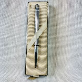 Vintage Mini Sterling Silver Cross Mechanical Pencil Pendant 3in