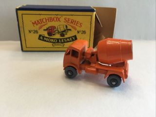 Matchbox Lesney Vintage No.  26 Cement Lorry