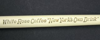 Vintage Advertising Boxed Set Tapered Pencils WHITE ROSE COFFEE Seeman Bros NY 3