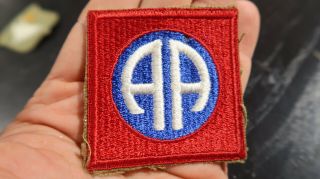 Wwii Us Army 82nd Infantry Division Airborne Paratrooper Greenback Patch