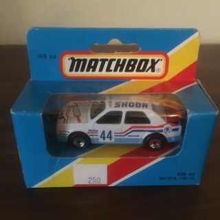 Vintage 1981 Matchbox Skoda 130 Lr Mb44 Rally Race Car Mib