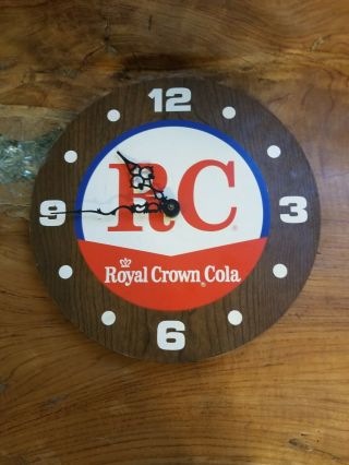 Vintage Rc Royal Crown Cola Pam Clock Co