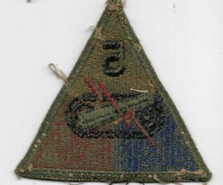 Wwii Od Border Greenback 5th Armor Division Patch