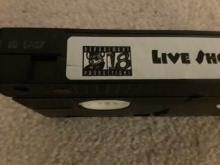 Chuck E Cheese CEC Training VHS Tape By Department 18,  Live Show 2002 2