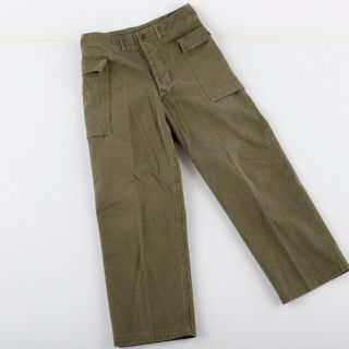 U.  S.  Army Wwii Trousers,  Herringbone Twill,  Special,  Od Shade 7,  34w - 33l