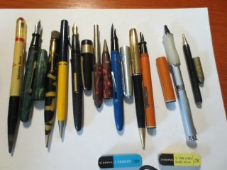 Vintage Fountain Pens - Lead Pencils - Collectable Pens - Sheaffer - Eversharp - Wearever