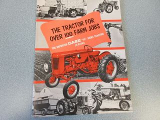 Old Case Model Va Series Farm Tractor Brochure