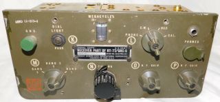 Signal Corps Receiver Part Of Rt - 77/grc - 9 ? For Bc - 1306?