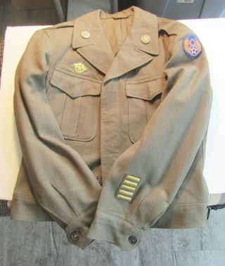 Wwii M 1937 Usaaf 8th Air Force Enlisted Mans Ike Jacket