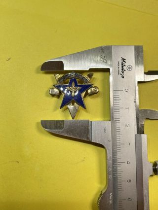 Wwii Sterling Silver Us Army Air Corps Overseas Pin Sweetheart Brooch Victory