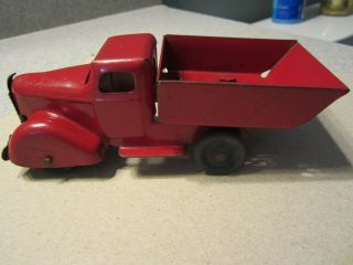 Vintage Marx/wyandotte Pressed Steel Toy Dump Truck