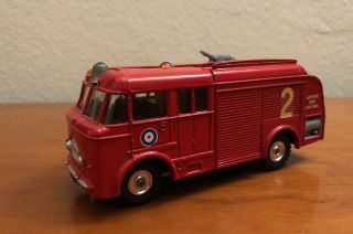 Dinky Toys Meccano Fire Engine Truck Red Made In England 1:43