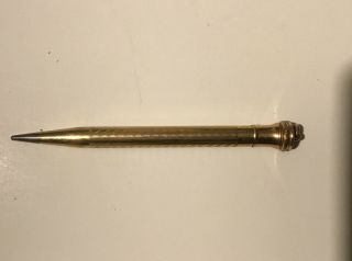 Vintage Wahl Eversharp 4 " Mini Gold Filled Mechanical Pencil Ring Top