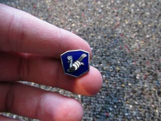 Wwii Us Army Dui/ Di Crest Pin 158th Infantry Regiment Unmarked Rr