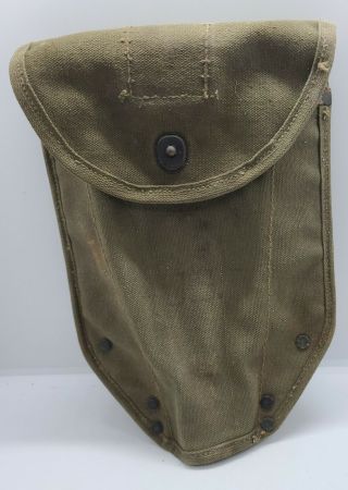 Wwii Ww2 Us Army Military M1943 Shovel Entrenching Tool Cover 1945 Date